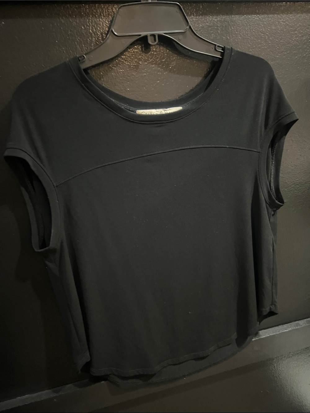 Graham & Spencer | Black Short Sleeve Top | Size Small Petite - Picture 4 of 16